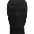 OUCH! Subjugatie Masker voor Complete Gezichts Bedekking Licht Transparant – Zwart