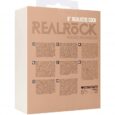 Realrock – Realistisch Dildo met Balzak en Aders van Hoog Kwaliteit 20 cm – beigeig